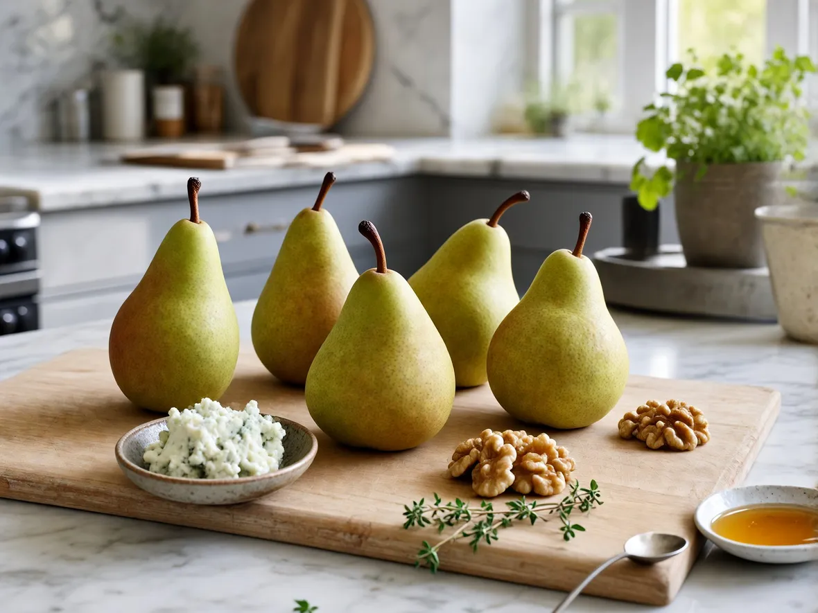 Ingredienti e scelta delle pere giuste per quattro persone