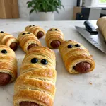 Mummie di wurstel in pasta sfoglia: lo stuzzichino che piace a tutti