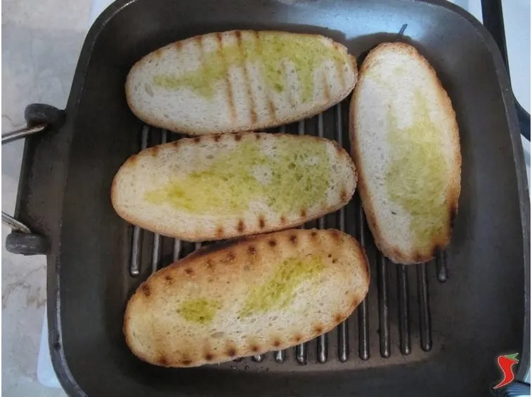oliare la bruschetta