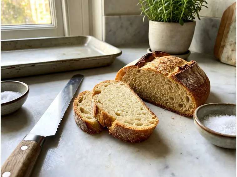 Il pane toscano sciapo e lo spessore giusto delle fette