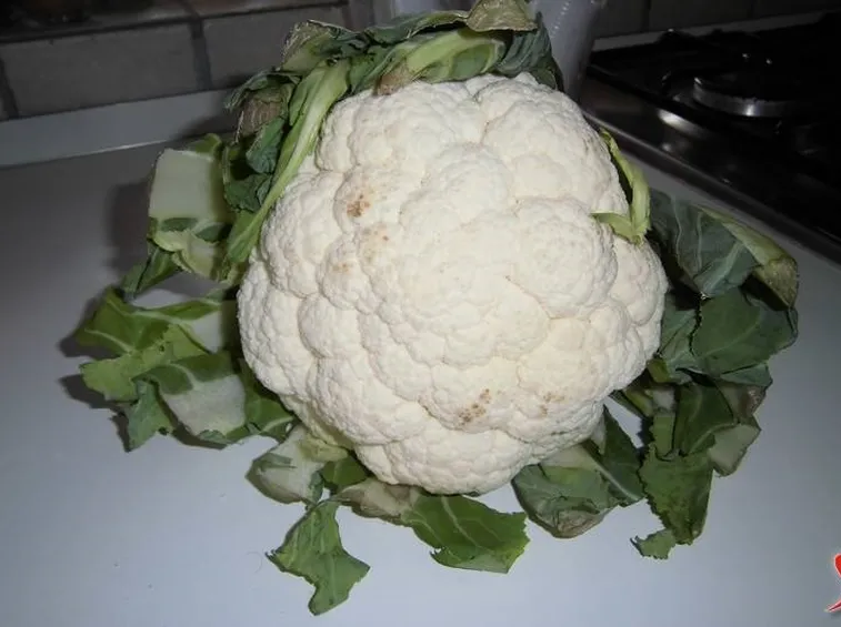 Sbollentare le cime del cavolfiore