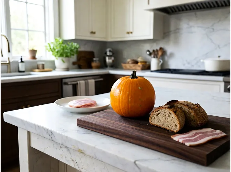Gli ingredienti: quale zucca scegliere, pancetta e pane giusti