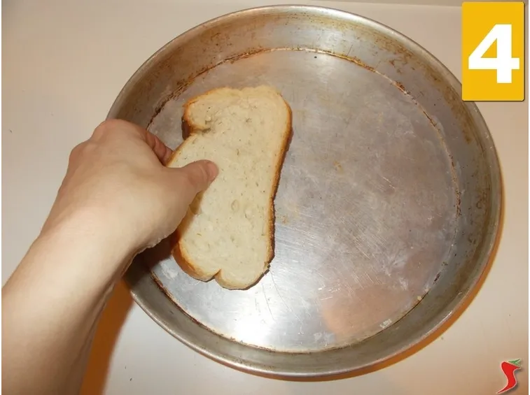 Proseguite con il pane