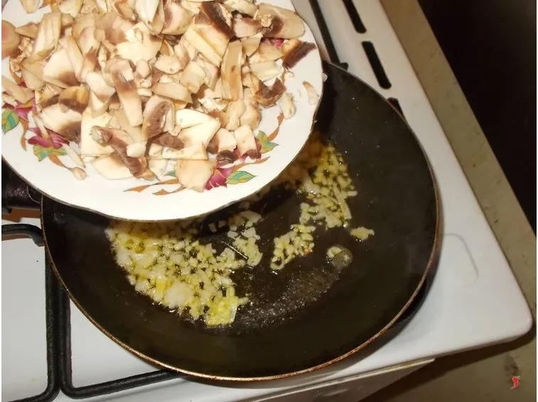 La cottura dei funghi