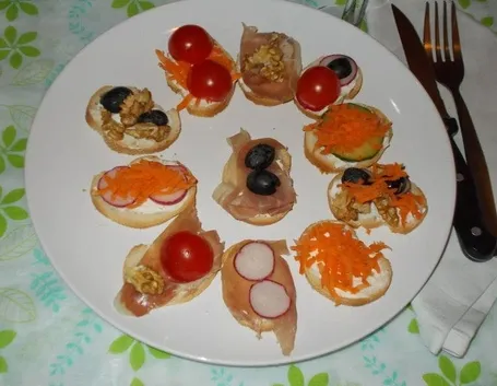 I crostini con il Philadelphia