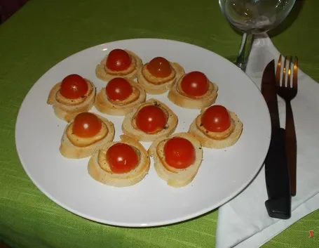 I crostini al pomodoro