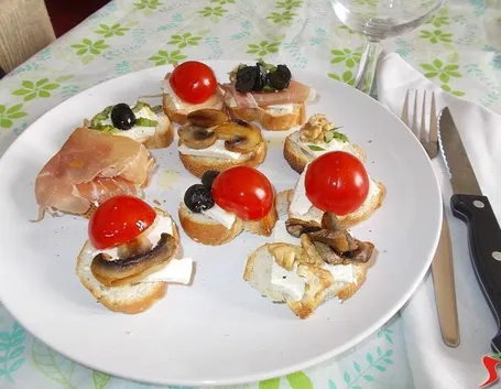I crostini alla ricotta