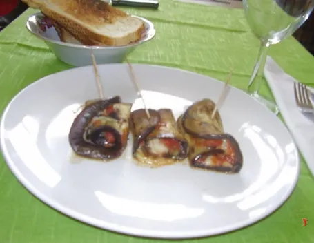 gli involtini di melanzane