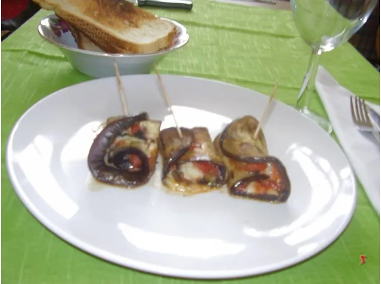 gli involtini di melanzane