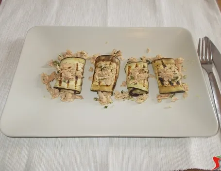 Gli involtini di melanzane grigliate
