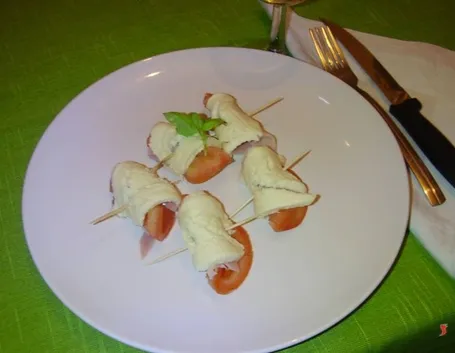 Gli involtini di mozzarella