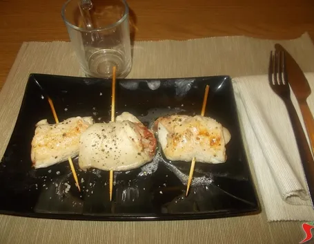 Gli involtini di pollo con prosciutto
