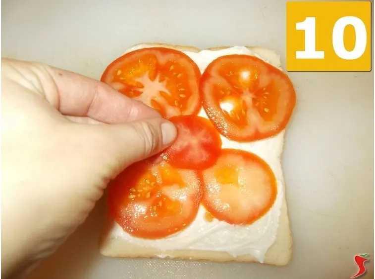 Tramezzino tonno e pomodoro