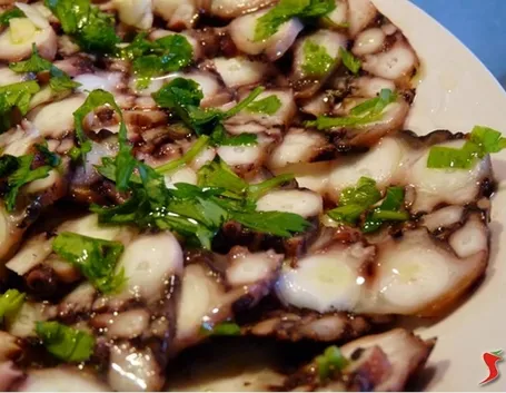 carpaccio di polpo