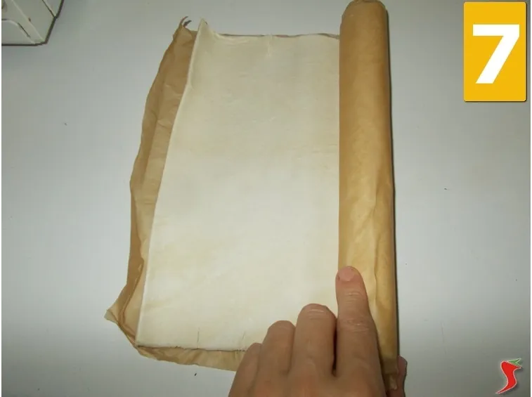 Lavorate la pasta sfoglia