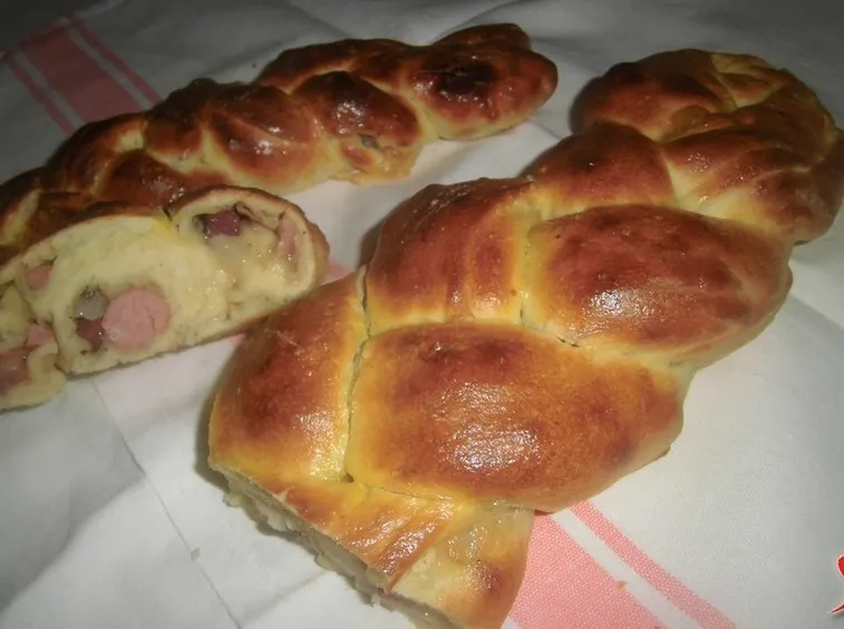 treccia con impasto 