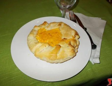 La torta salata alla zucca