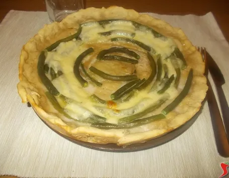 Torta salata fagiolini