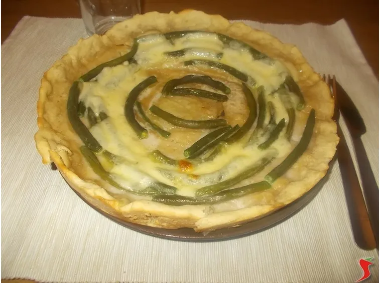 Torta salata fagiolini