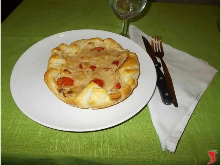 La torta ai gamberetti