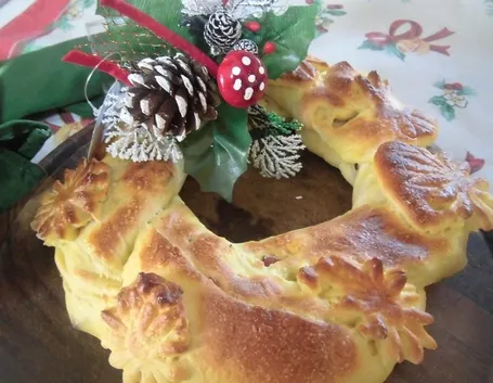 torta salata natalizia 