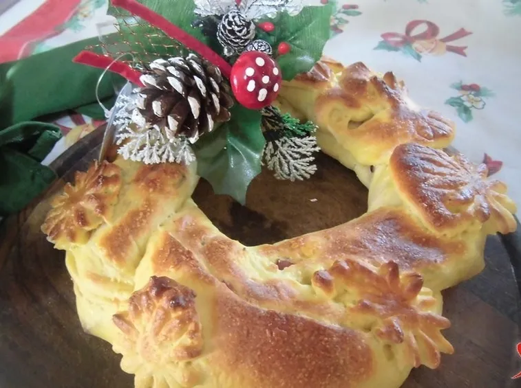 torta salata natalizia