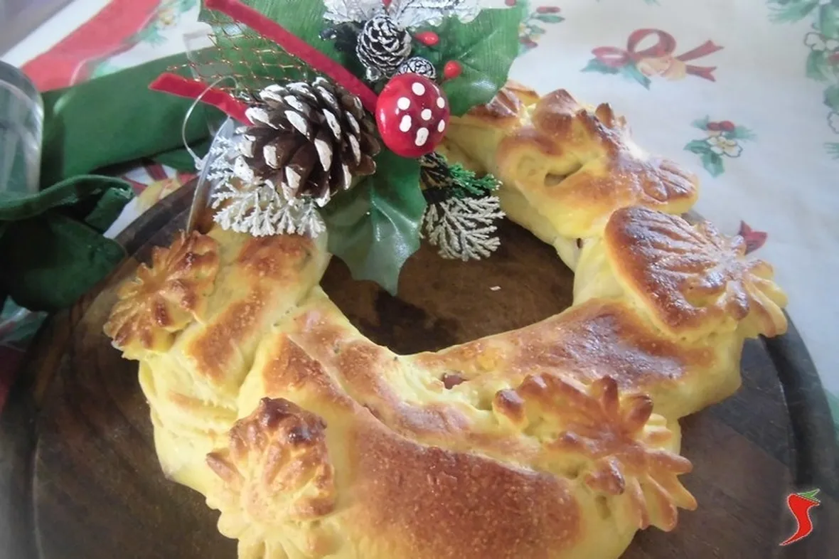 torta salata natalizia