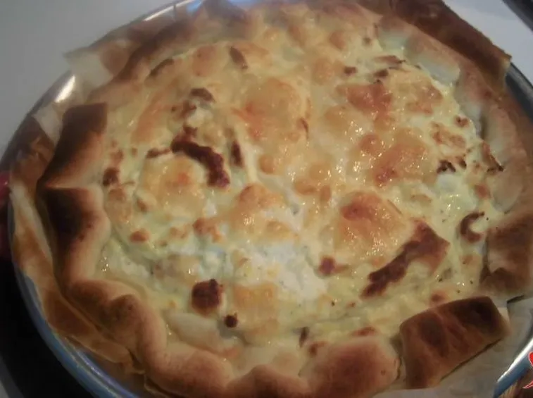 Torta salata ricotta e salame