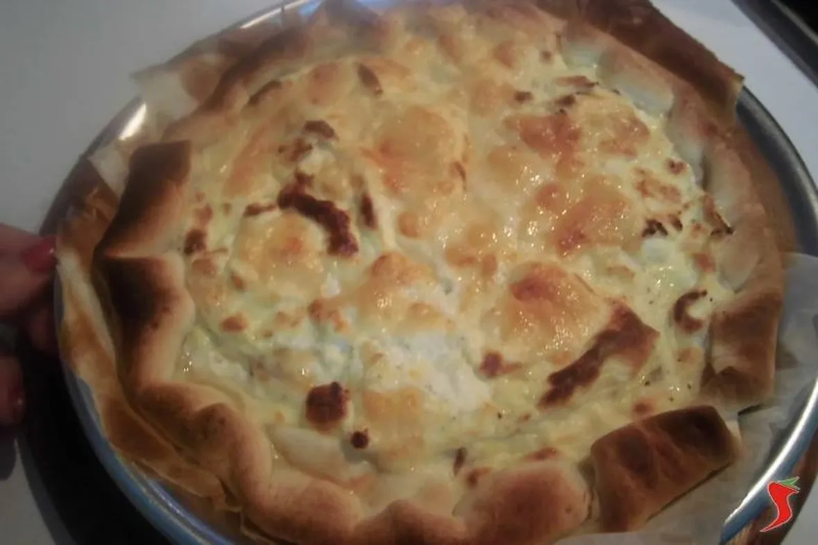 Torta salata ricotta e salame