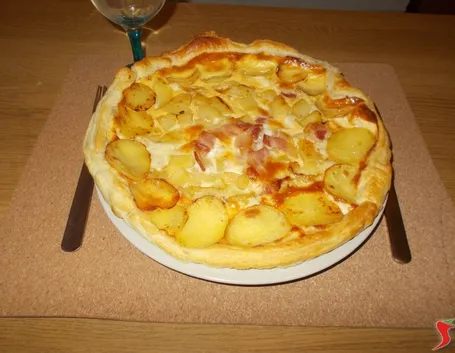 torta salata patate e cipolle