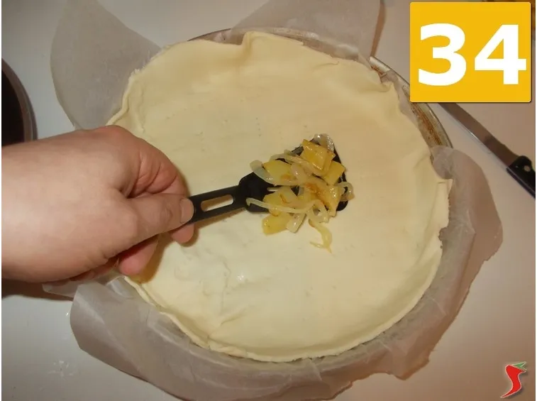 torta salata patate e cipolle