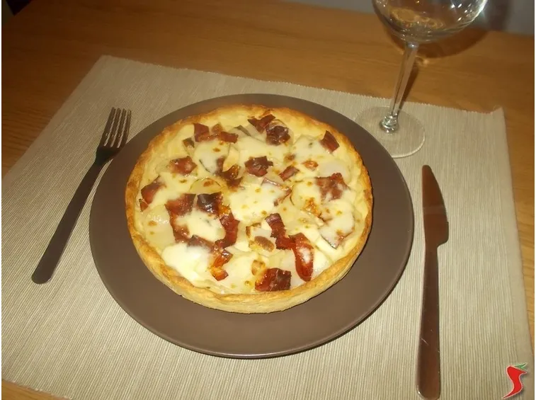 La torta salata di patate e speck