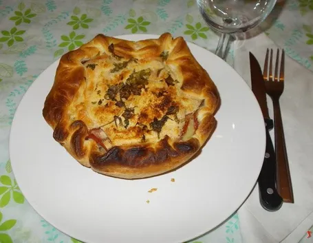 La torta salata al prosciutto crudo