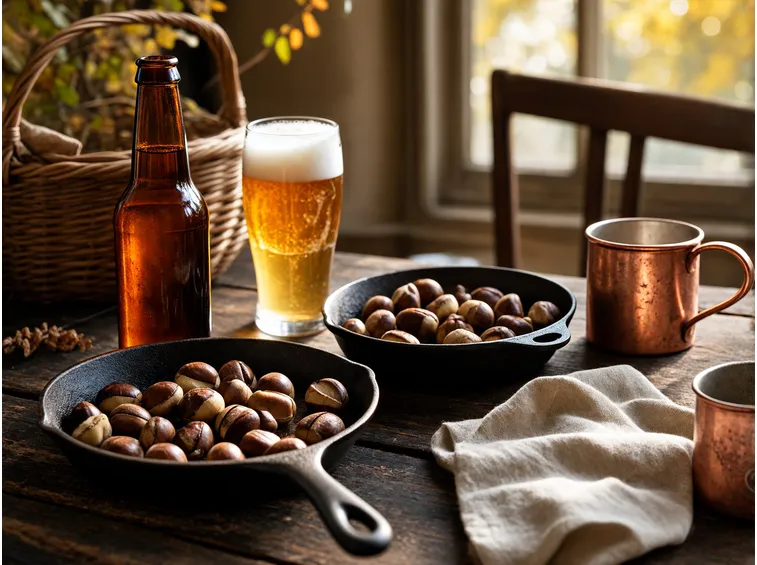 Perché le caldarroste chiedono una birra maltata e non un sorso amaro