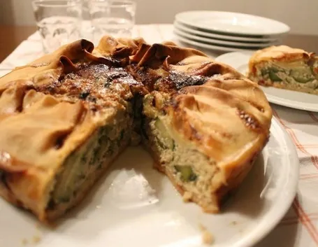 Torta salata di zucchine col bimby