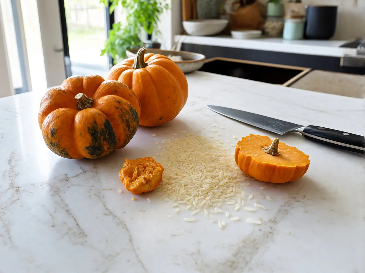 Quale zucca e quale riso scegliere