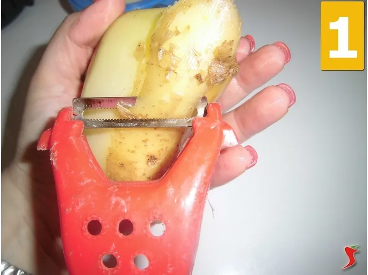 pelare le patate 