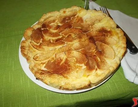 La crostata di mele e mascarpone