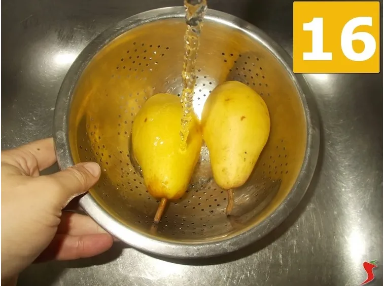 Preparazione della pera