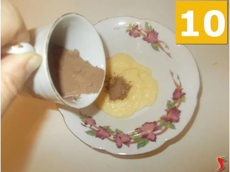 La crema con la cioccolata