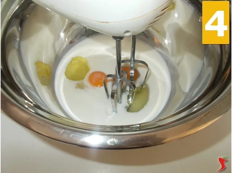 Lavorate gli ingredienti