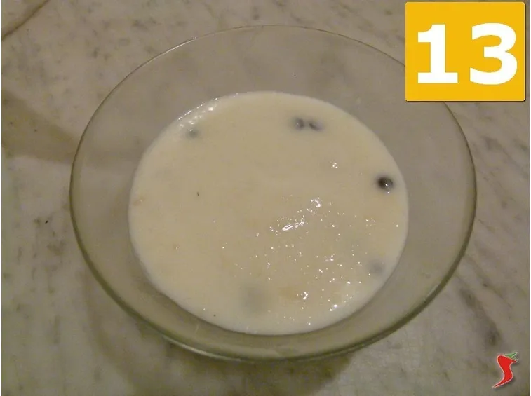 Ultimare il dolce al cucchiaio