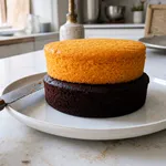 La base: pan di zucca a due colori e una farcitura che regge la fetta