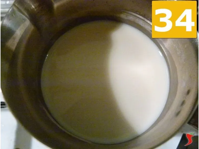 Aggiungere il latte