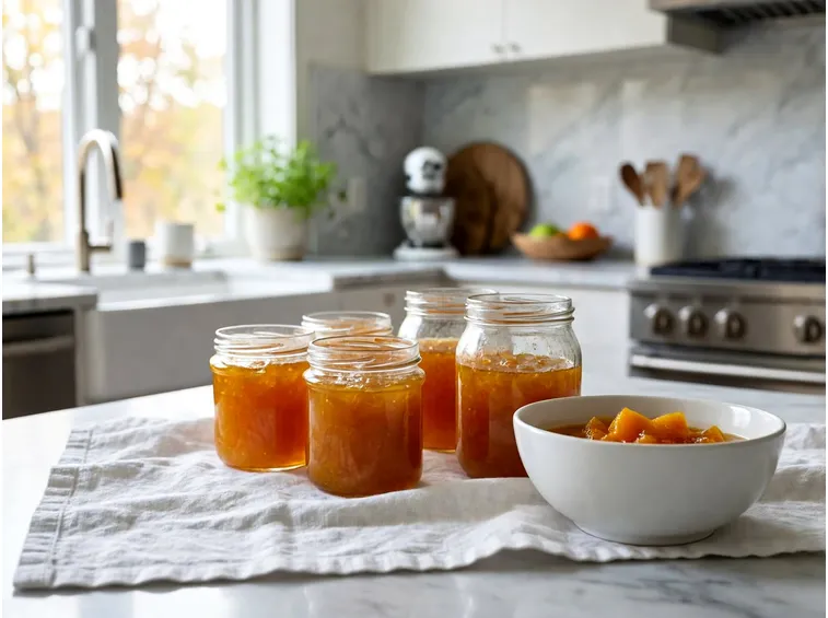 Invasatura, conservazione e come gustare la marmellata di zucca e arancia