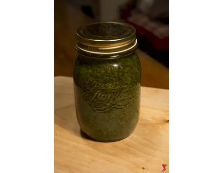 barattolo di pesto