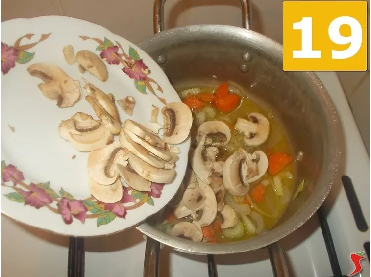 La cottura dei funghi