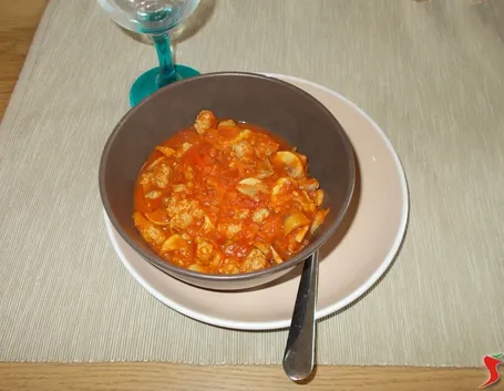 Sugo funghi e salsiccia
