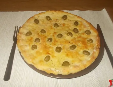 La focaccia alle olive