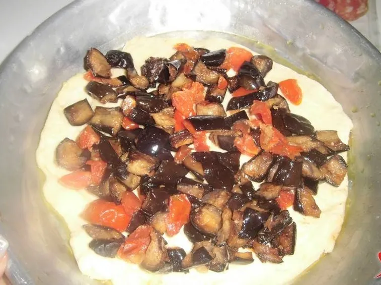 Pizza con le verdure 